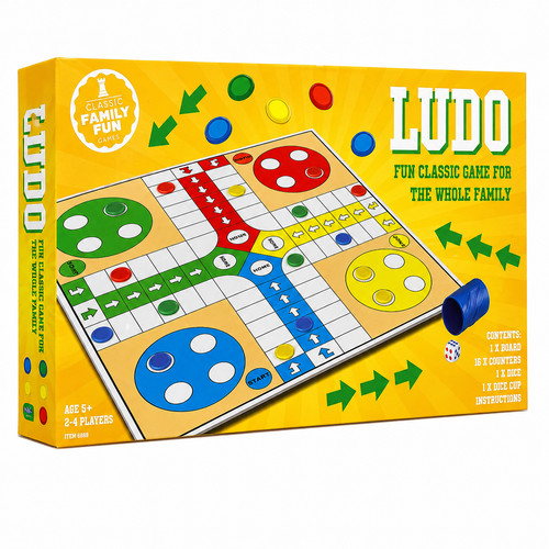 Traditional ludo board game - ludo,