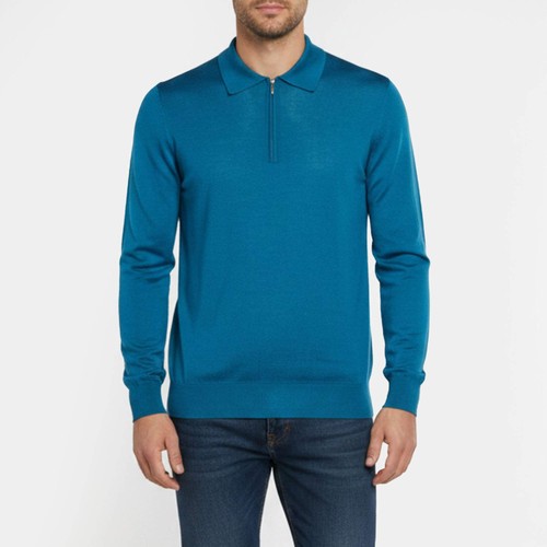 Zilli blue cashmere - cashmere, blend