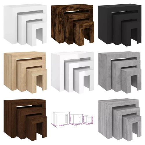 Pcs nesting tables coffee - nesting,