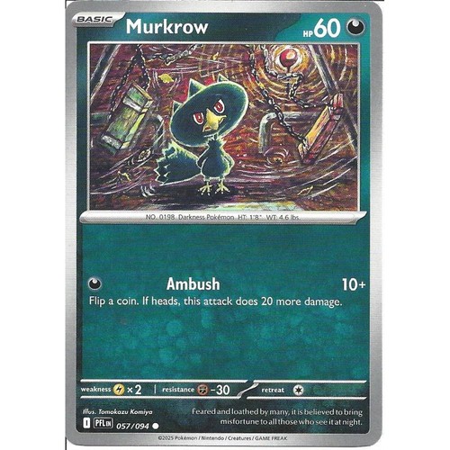 057 094 murkrow common card - 057/094, :