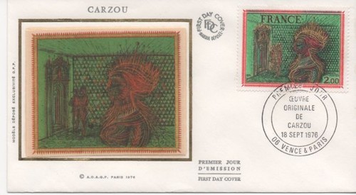 France 1976 fdc - work, of