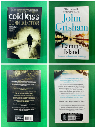 Thriller paperback book bundle - thriller,