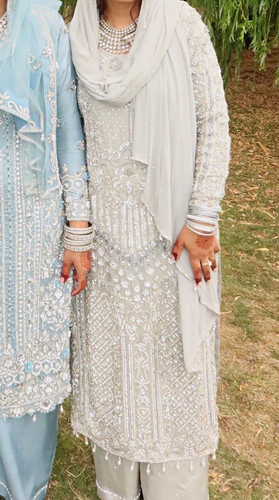 Women silver heavy wedding - heavy,