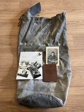 WW2 British Royal Army Pay Corps Kit Bag, Sweetheart & Pay Book To W Armstrong
