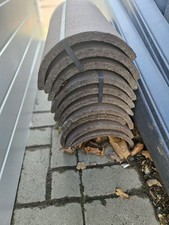 Marley half round red concrete