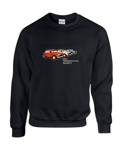 Sweatshirt retro self - sweatshirt,