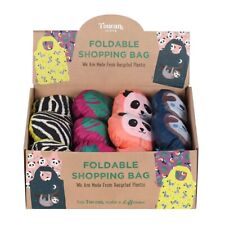 Eco-Friendly Foldaway Reusable Shopping Bag - 100% Recycled Plastic Bottles