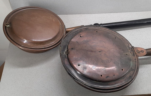 Vintage brass bed warmer - vintage,