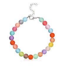 Beaded dog collar necklace - collar,