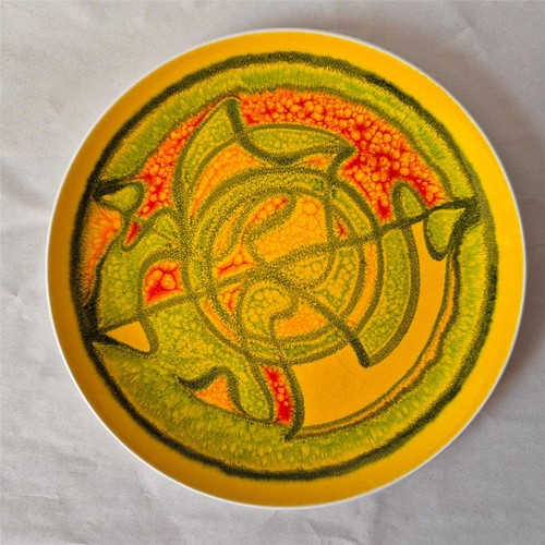 Poole pottery delphis plate - pottery,