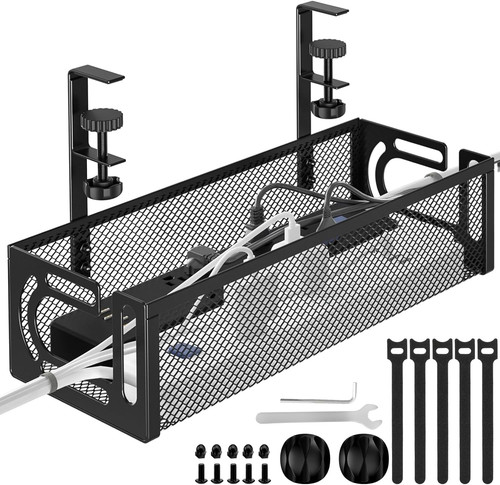 Under desk cable management - desk,
