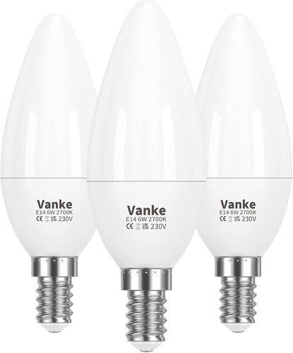 E14 led light bulb - warm, white