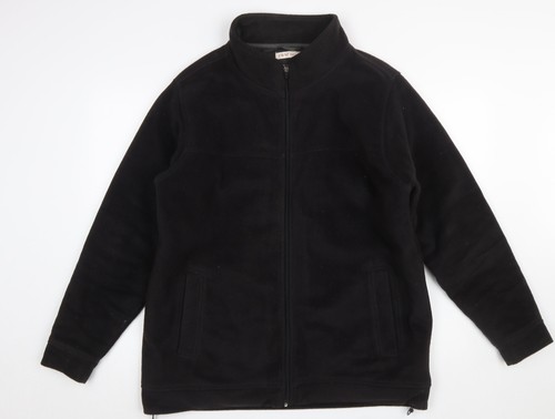 Ewm men black fleece - black, zip