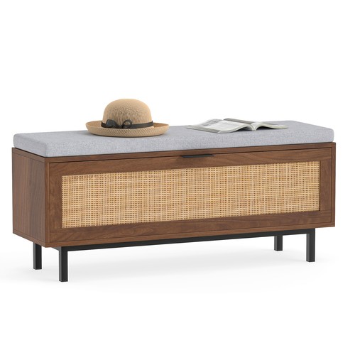 Shoe bench with - bench, padded