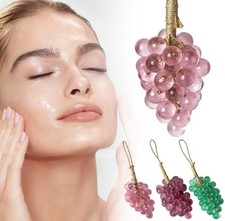 Handmade Grapes Cluster Shaped Soaps,Grape Soap on a Rope,Cold Process Bath Soap