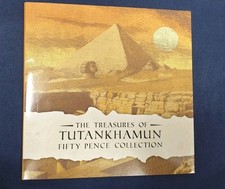 2023 - Isle Of Man - The Treasures Of Tutankhamun 50p Bunc Pack 