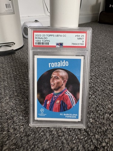 Topps uefa ronaldo card - topps,