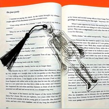 Black Skull Bookmark Gothic