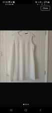 Dunne Size 16 White Dress