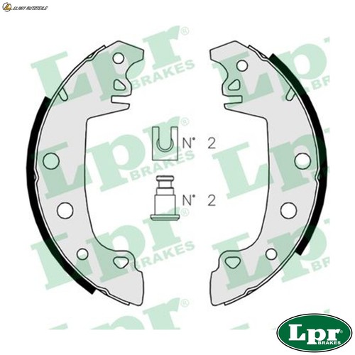 Brake shoe set 02850 for - shoe,