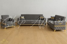3 Seater Ottoman Storage Sofa