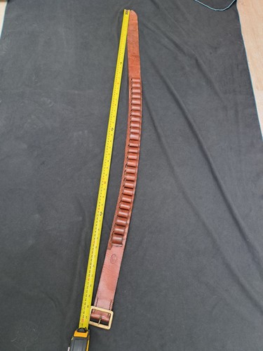 Cartridge belt leather