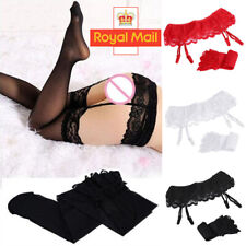 Suspender Belt or Set with Stockings - Lace Wide Narrow Slim Deep FAST K