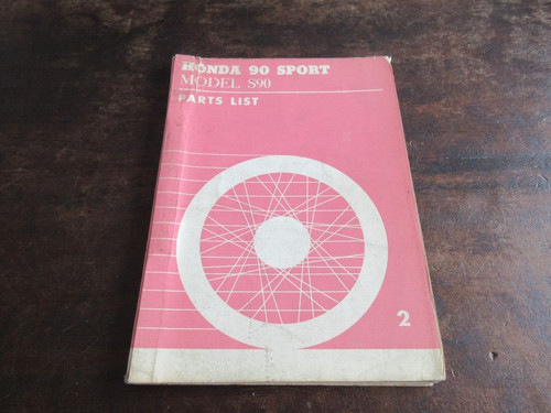 Honda s90 1965 parts list - 1965,