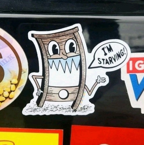 Guillotine vinyl sticker 3inch - sticker,