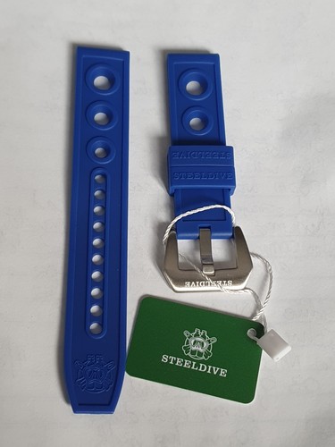 Steeldive blue 20mm auto - blue,