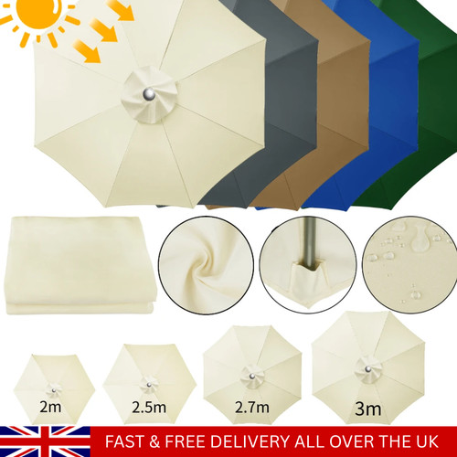 Large parasol umbrella - 2m,