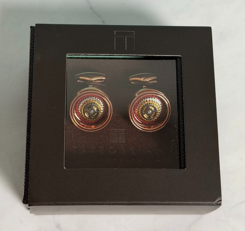 Tateossian cufflinks rose gold - rose,