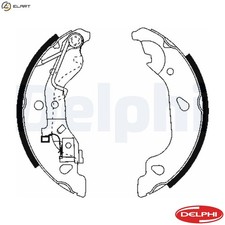 BRAKE SHOE SET LS1859 FOR FIAT