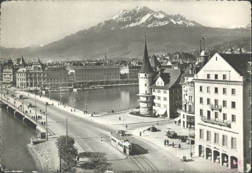 1947 luzern switzerland rppc - 1947,