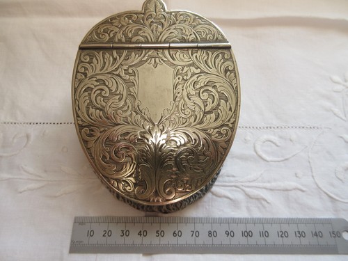 Antique silver plated table - silver,