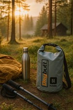 Drybutt Waterproof 5L Litre Dry Bag Kayak Fish Wild Camping Hiking GREY DRYBAG