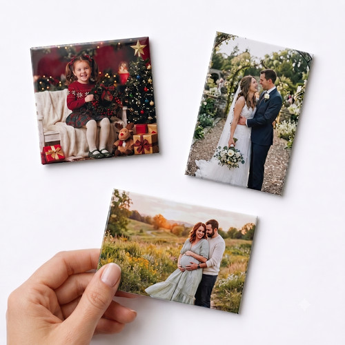 Personalised photo fridge - photo,