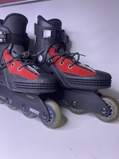 Roces Inline Skates Rollerblades Black Red Aggressive UFS Frames Size UK 3-6