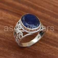 925 Sterling Silver, Blue