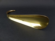 Antique Brass Curly Shoe Horn