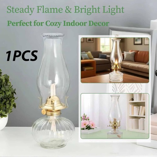 Oil lamp chimney glass - chimney, shade