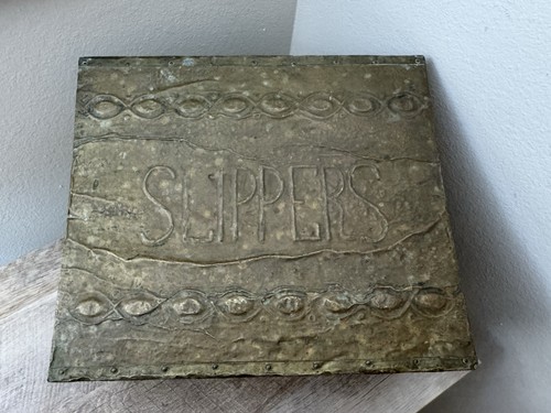 Antique slippers box shoes - slippers,