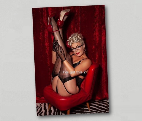 Fridge magnet glamour model - fridge,