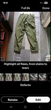 British Army Lightweight Service Trousers Olive Green Surplus Uniform Combat