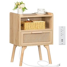Rattan Nightstand with
