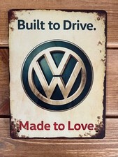 VW Tin Sign – Rusted Vintage