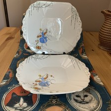 Pair Of Melba Bone China Fair