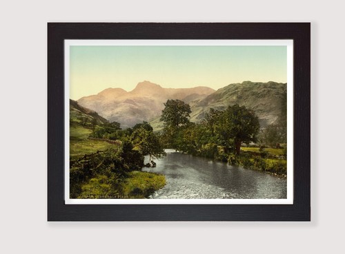 Framed vintage langdale pikes - framed,