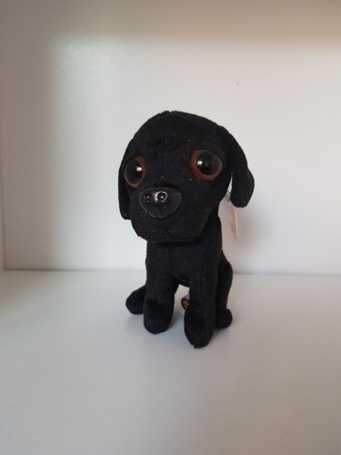 Small black dog soft - small, toy,