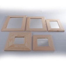 Small Wood Framed Mirror |